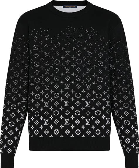 lv sweater black and white|louis vuitton sweater men's.